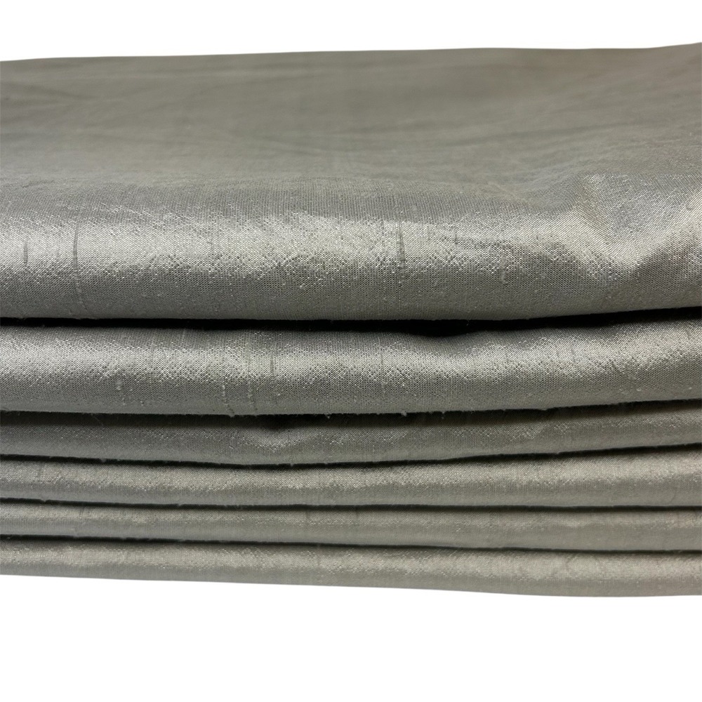 Pottery Barn Silver-Tone Drapery Panel - Subtle Lustre